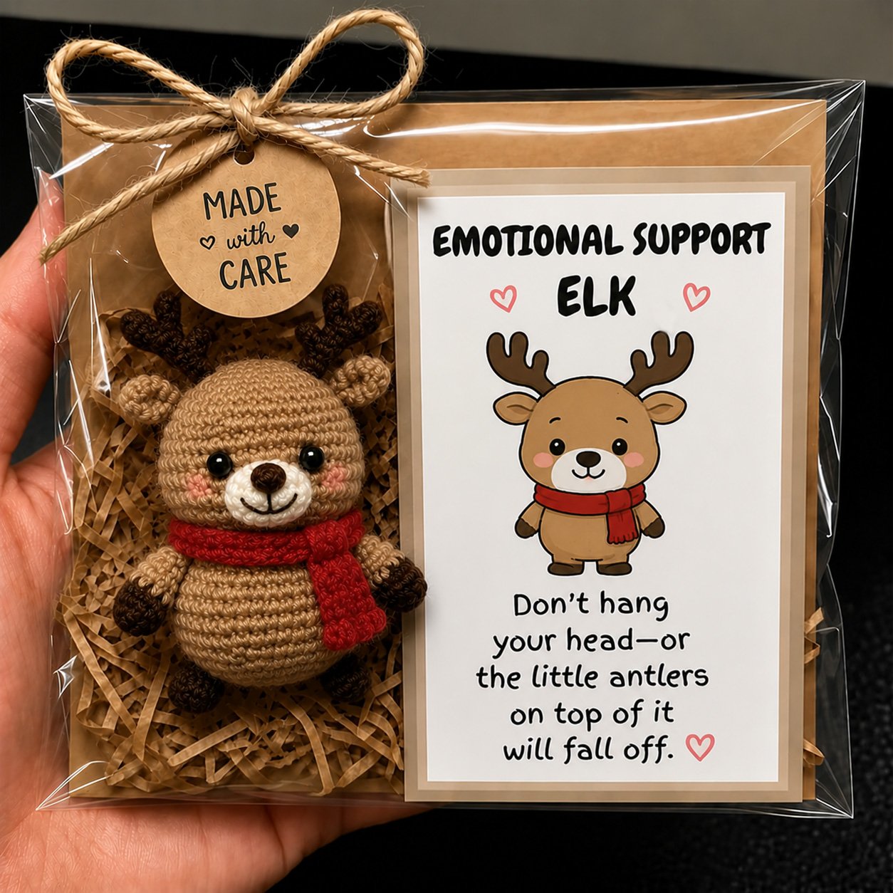 🎁💕 Handmade Christmas Therapy Plush Crew🎄✨