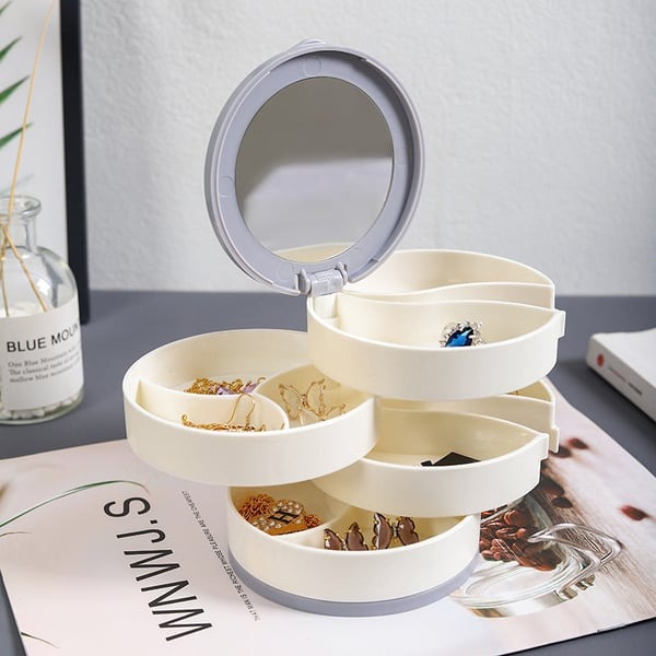💖4 Layers Rotatable Jewelry Storage Box