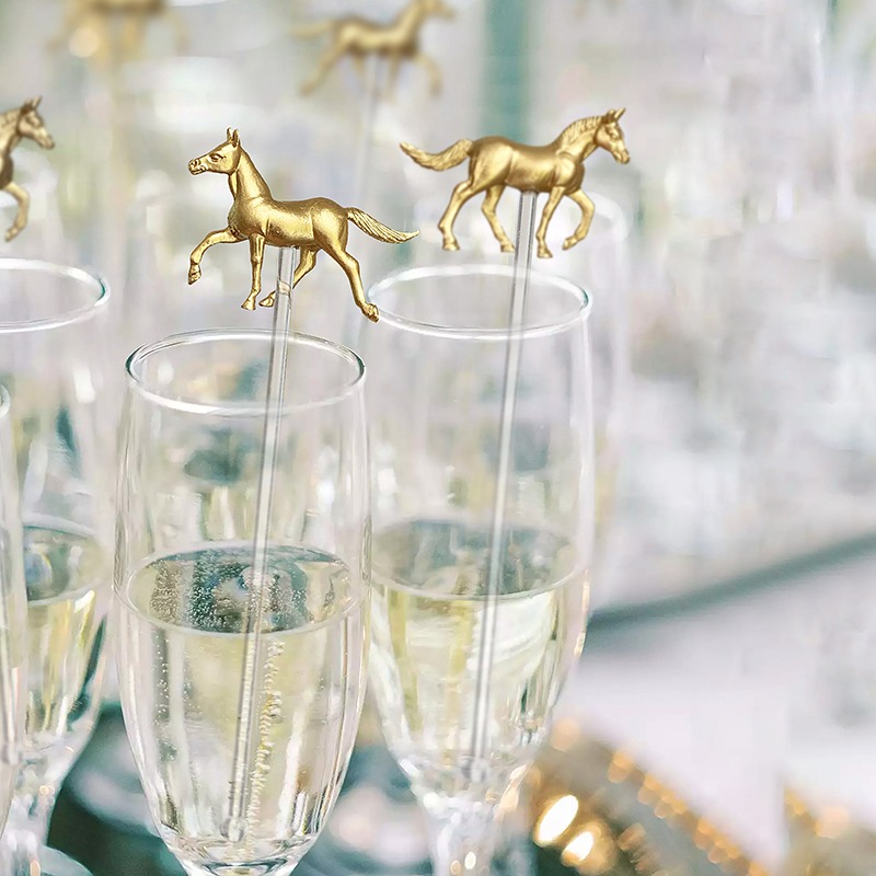 🐎Kentucky Derby Horse Drink Stirrers - Set of 6🥤
