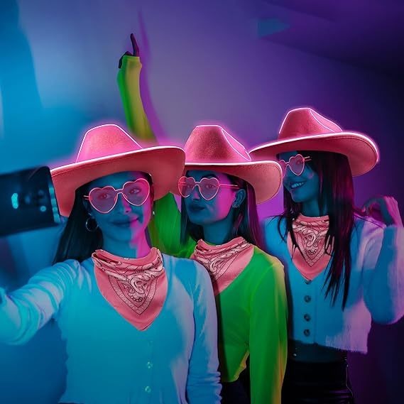 🤠Cowboy Wireless LED Party Hat😍