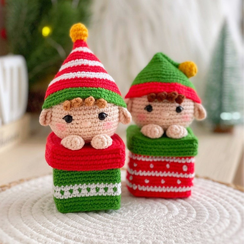 🎁Christmas Crochet Gift Box✨