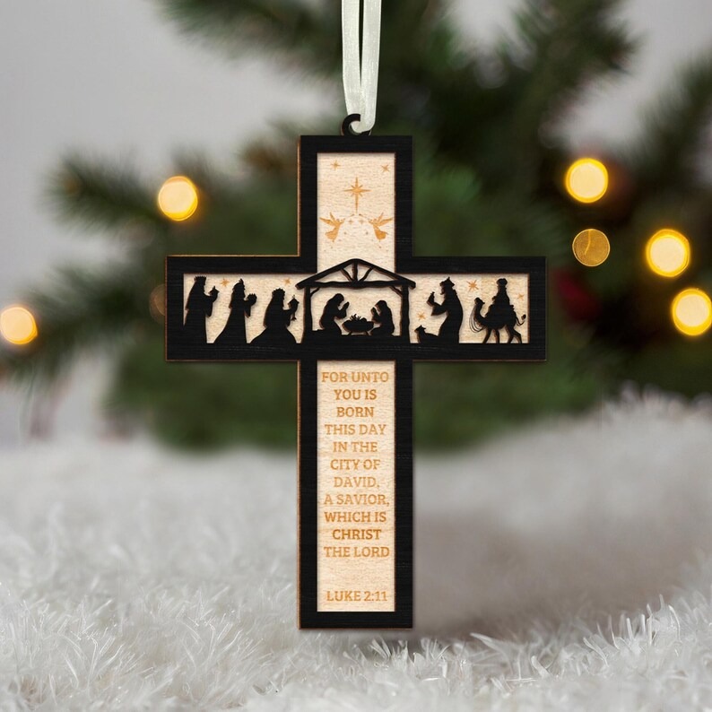 💖Christmas Nativity Cross Bible✨