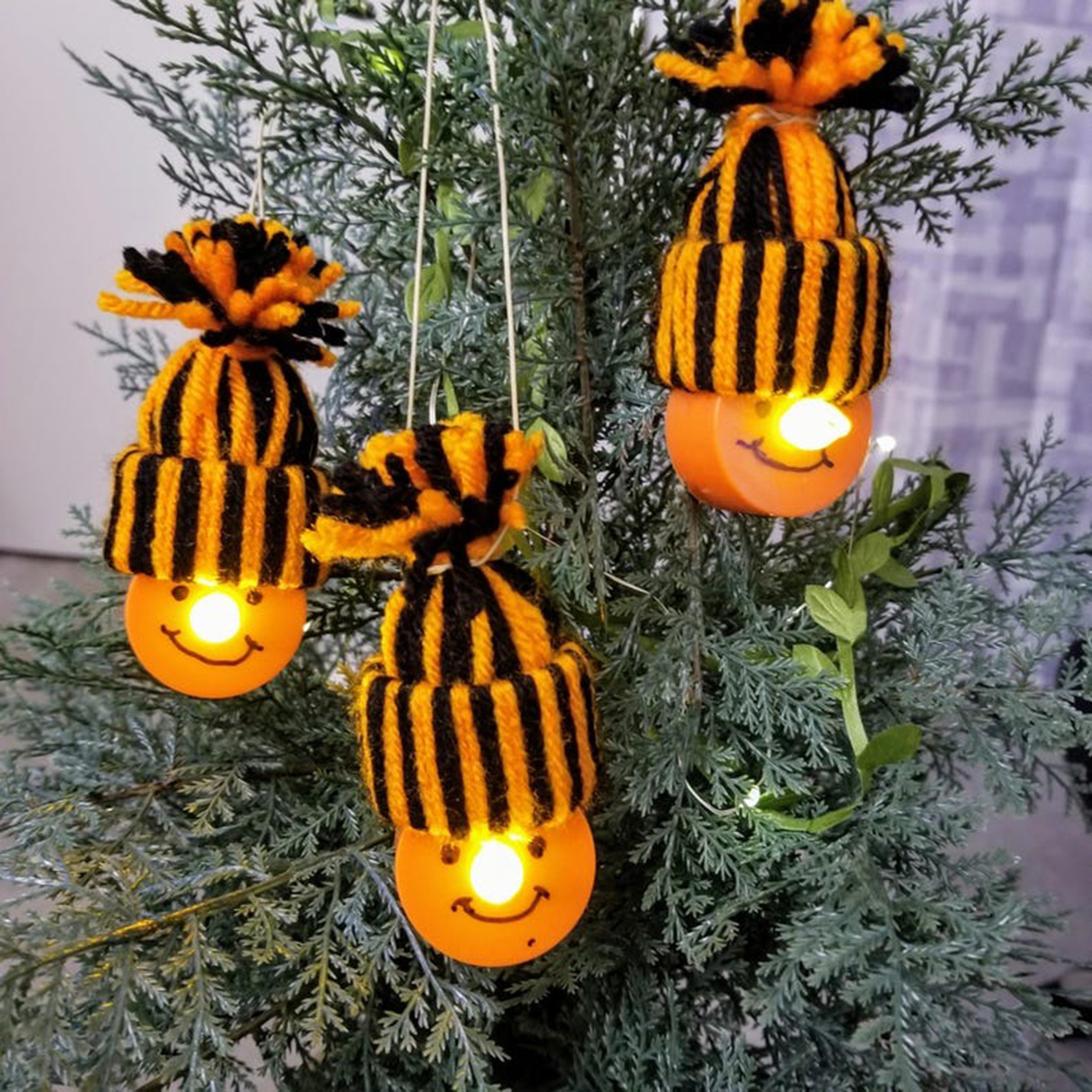 ✨Cool Glowing Pumpkin Head Ornament🎃