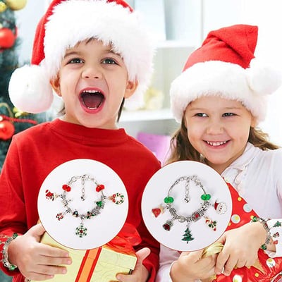 Hot Sale 75% OFF---24 Pcs DIY Christmas Advent Calendar Bracelets Set