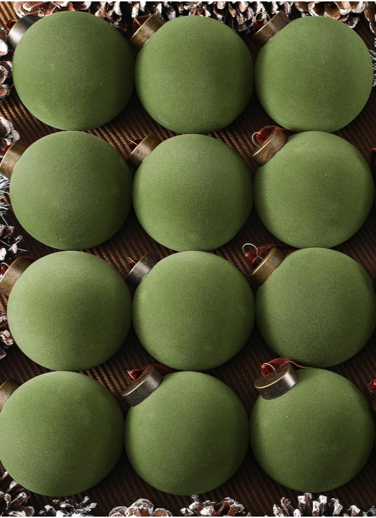 🎅Early Christmas 49%OFF - 12 PCS Flocking Velvet Christmas Balls