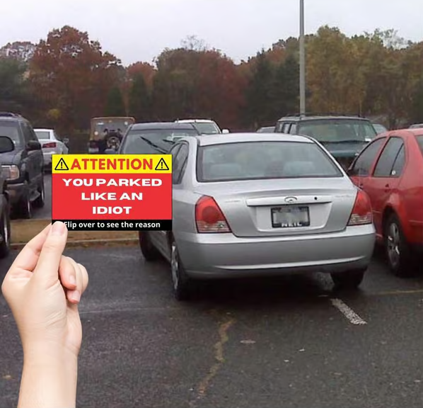 🔥Hot Sale 49%OFF - You Parked Like an Id10t Cards(1 Pack 50 Pcs)