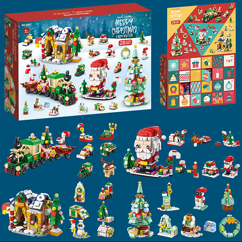 🎅Early Christmas 49%OFF🎅2024 Advent Calendar Christmas Building Toy Set