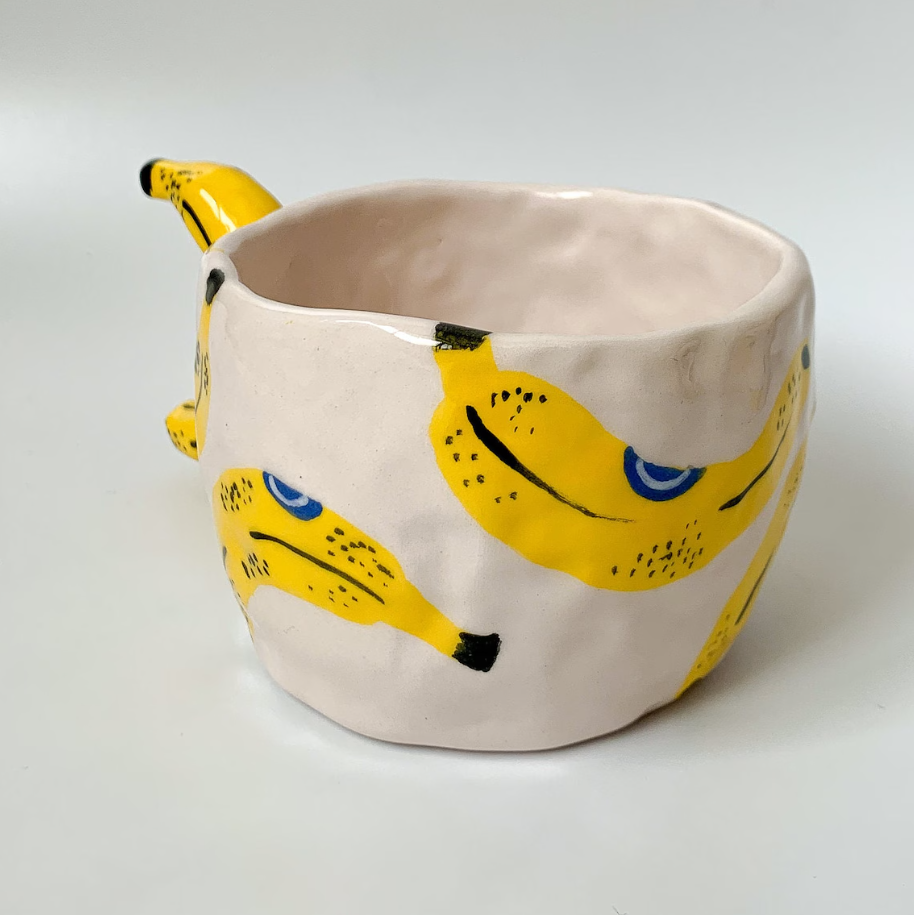 🌶️Chili & Banana🍌Handmade Ceramic Mug