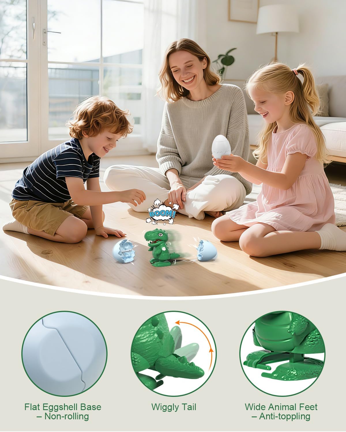 Wind-Up Animal Hatching Surprise Egg | Kids Interactive Toy