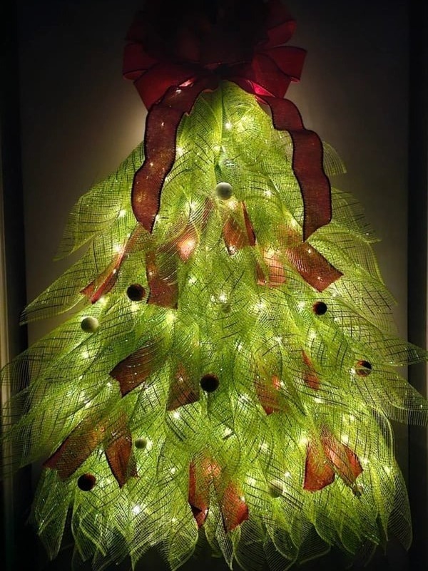 🔥Hot Sale 49% OFF -🎄Handmade Christmas Tree Wreath for Front Door