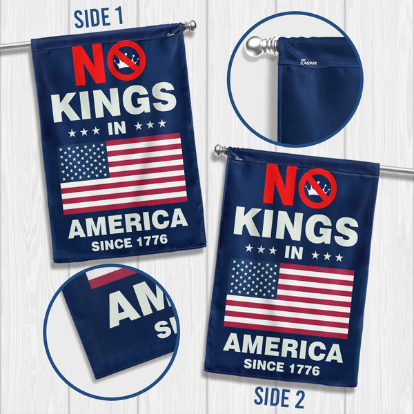 "No Kings In America" Flag - Declare Your Freedom!