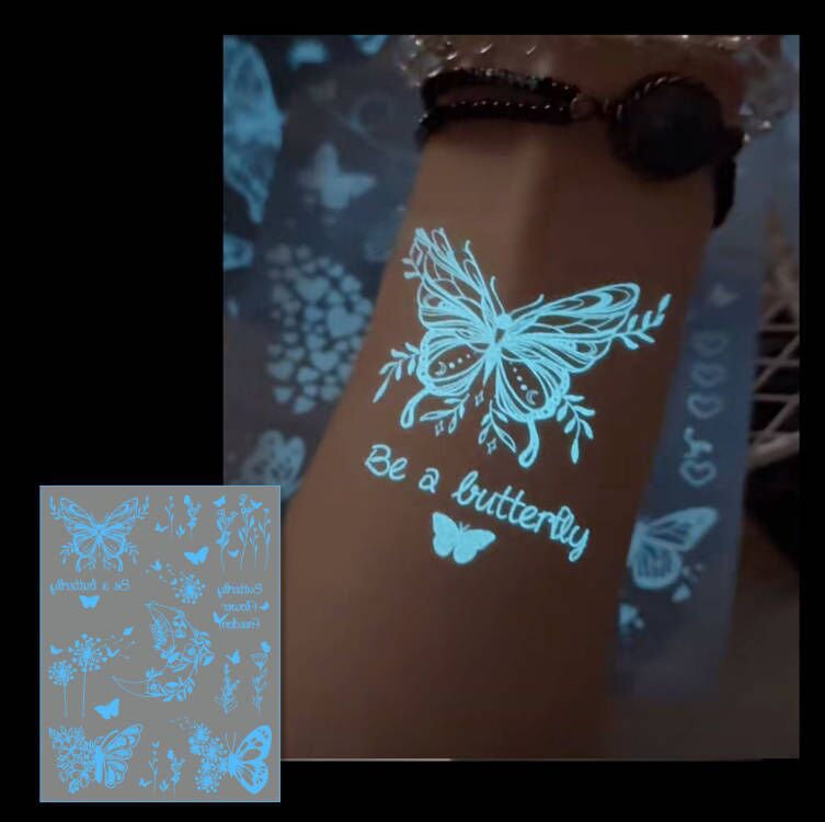 🔥HOT SALE 50% OFF - 🦋Luminous Butterfly Tattoo