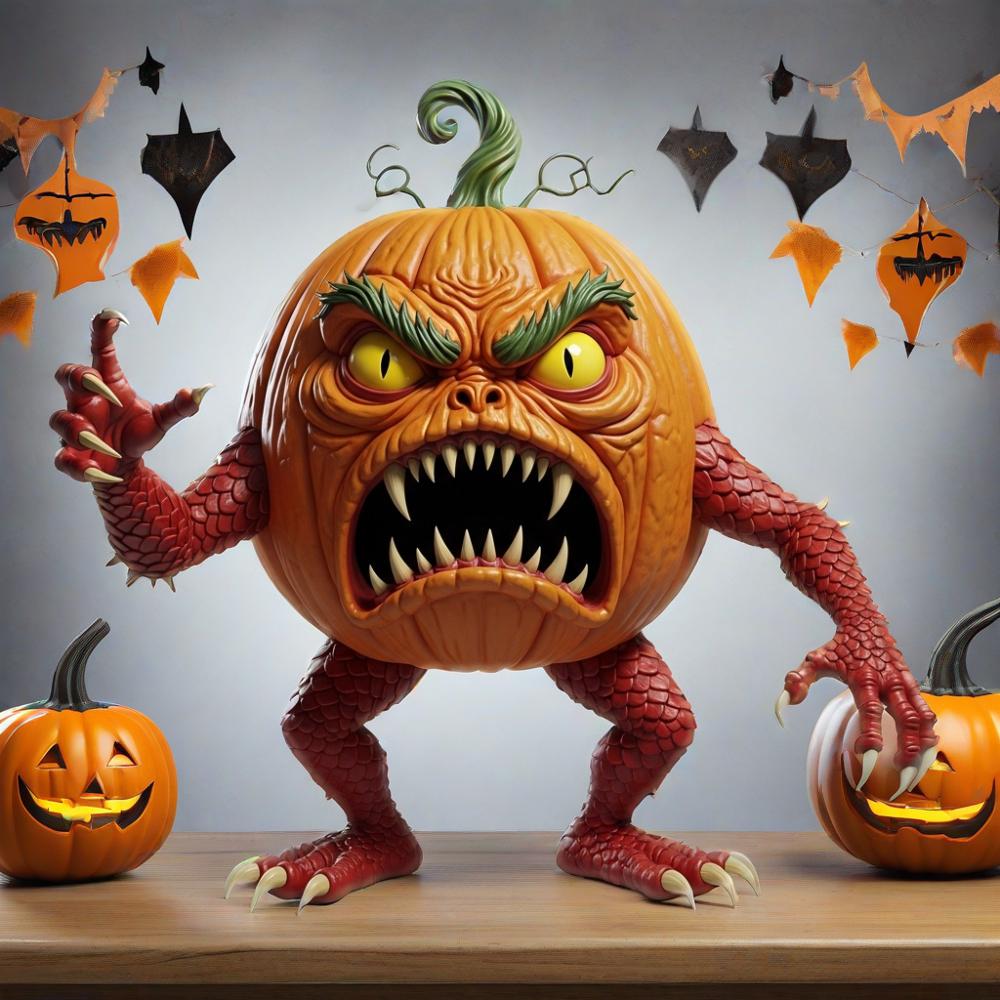 🎃Mutant Pumpkin Monster Figurine