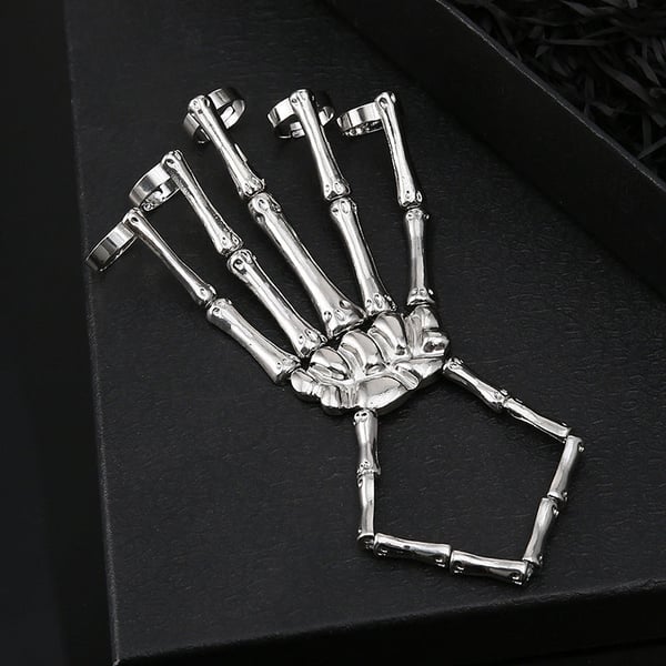 Skull Skeleton Hand Bracelet