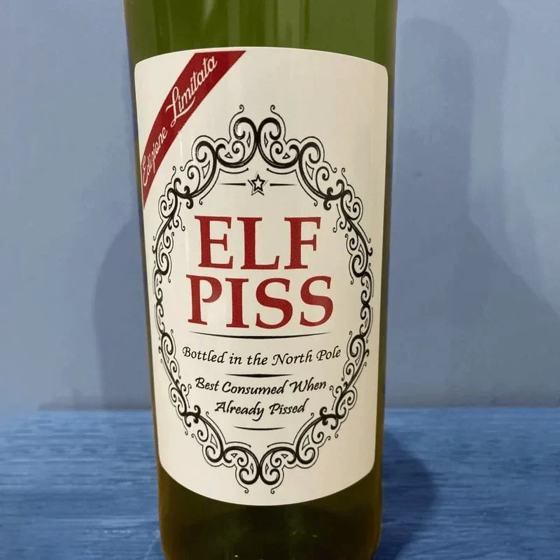 🎄Christmas Funny Novelty Bottle Labels