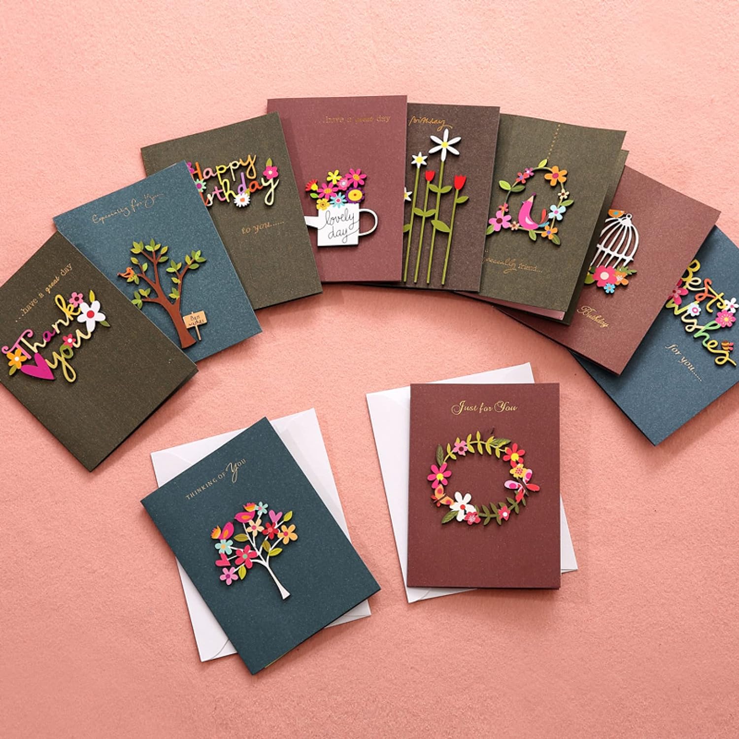 3D Mini Creative Mini Blessing Envelope Cards