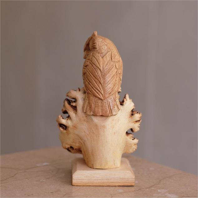 🦉Wooden Owl Handmade Deco