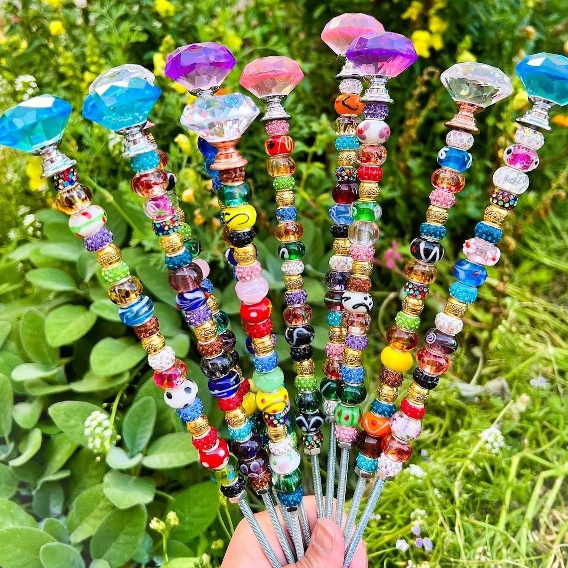 💎NEW Suncatcher Plant🌈Garden Fairy Wand Decoration🌷