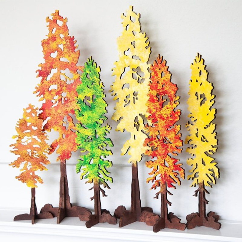 🎄Decorative freestanding wooden tree