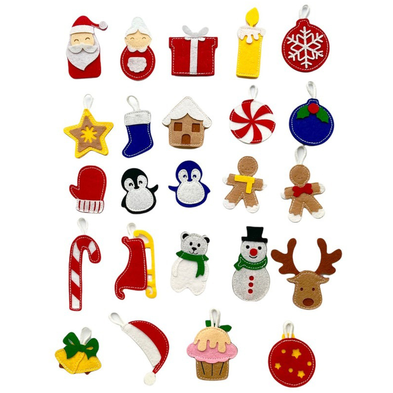 🎄Christmas tree & Advent Calendar felt handmade📆