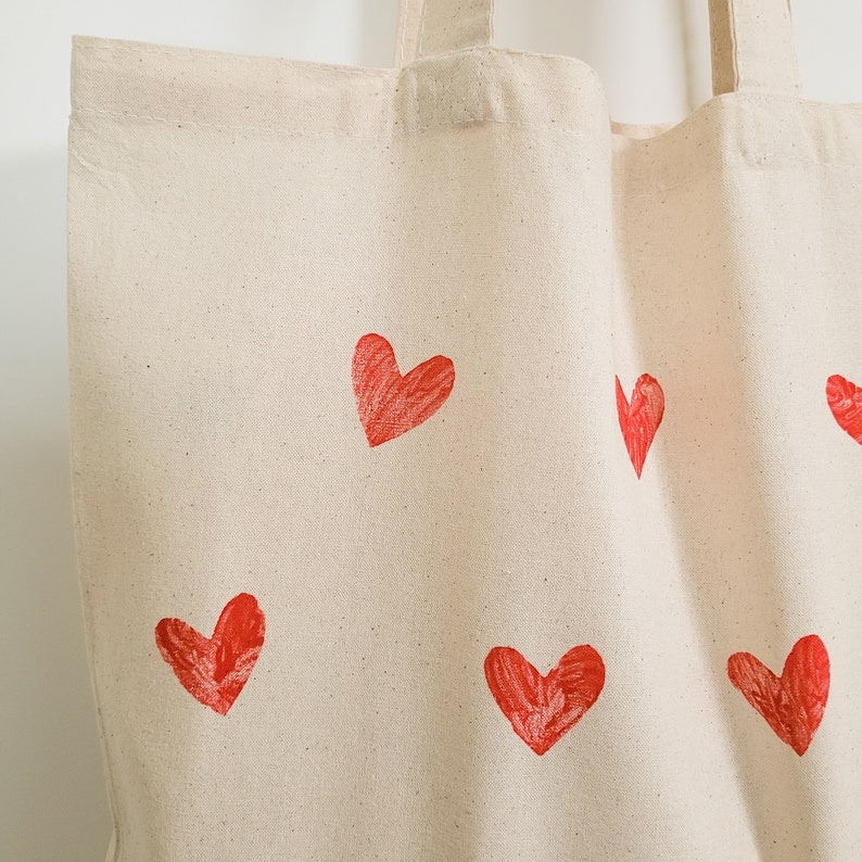 💗Red Heart Tote Bag✨