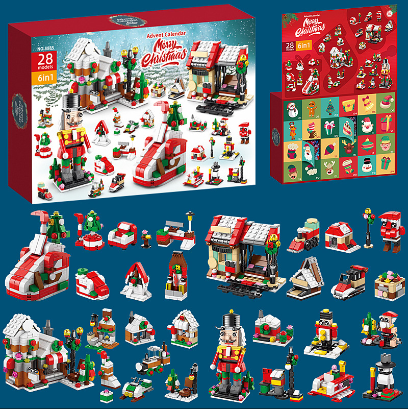🎅Early Christmas 49%OFF🎅2024 Advent Calendar Christmas Building Toy Set