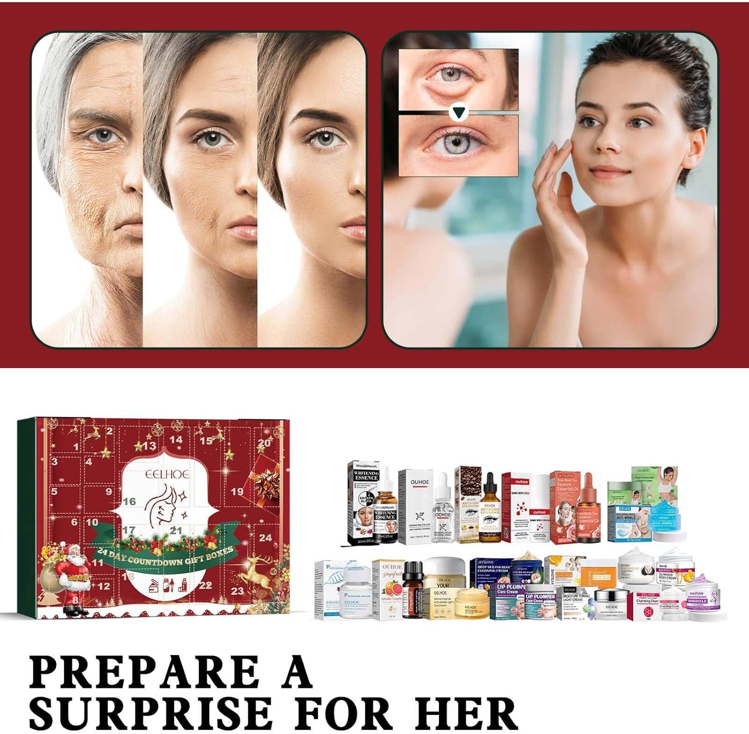 Last Day 70% OFF 2024 Personal Skin Care Makeup Advent Calendar 