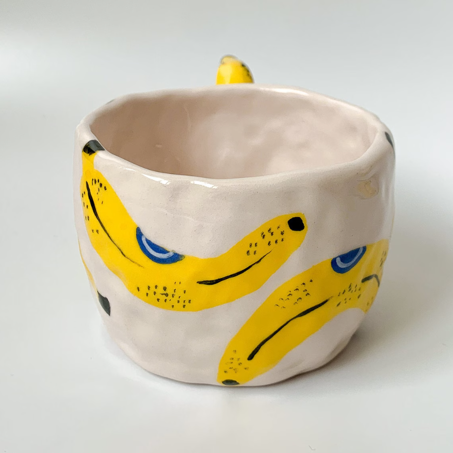 🌶️Chili & Banana🍌Handmade Ceramic Mug