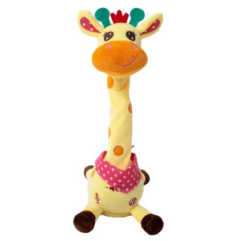 🎵 Musical Dancing Giraffe Toy 🦒 | Sings, Dances & Repeats What You Say | Interactive Stuffed Animal for Kids