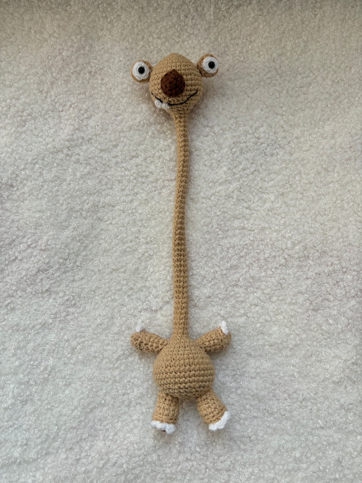 DIY Crochet Sloth Bag Charm Pattern