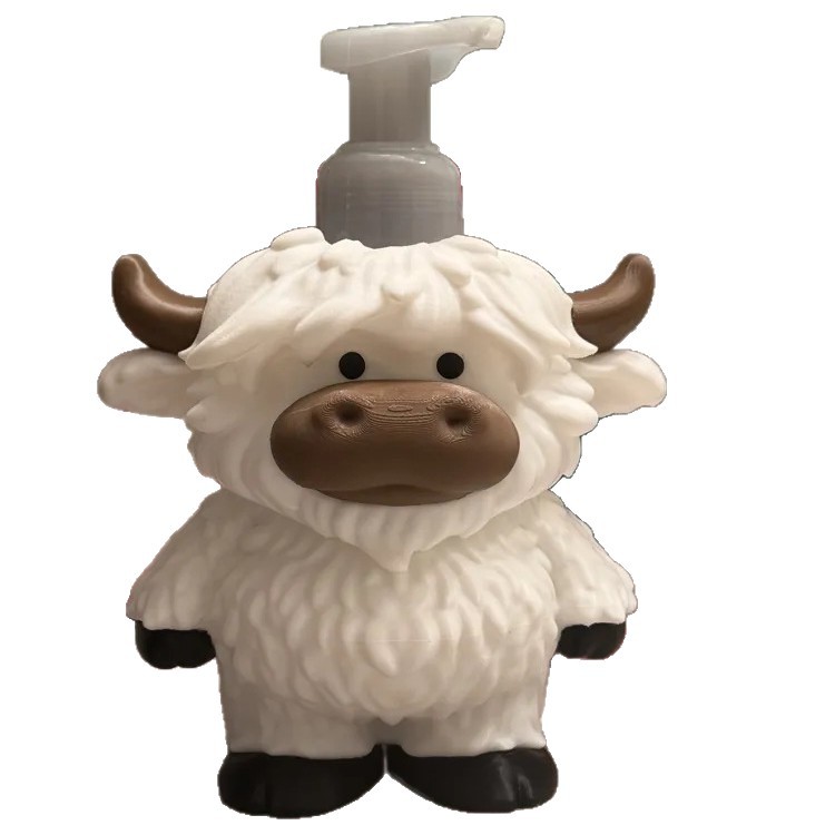 Highland cow 3-D printed Bath & body Works soap holder