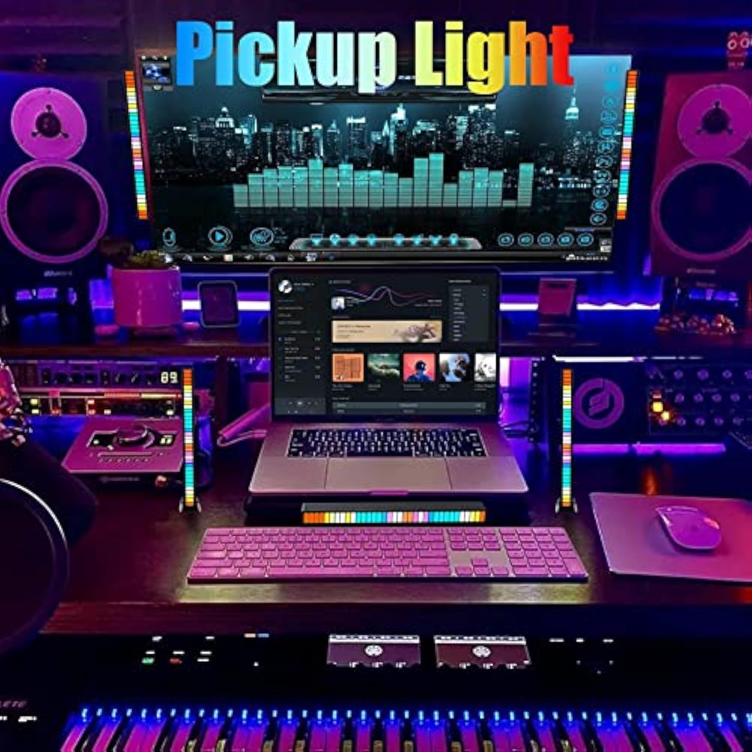 🔥Buy More Save More - 🌟RGB Sound Reactive LED Light Bar