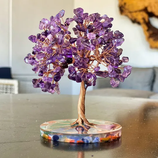 ✨Crystal Tree Amethyst Tree Feng Shui Decor Spiritual Gift