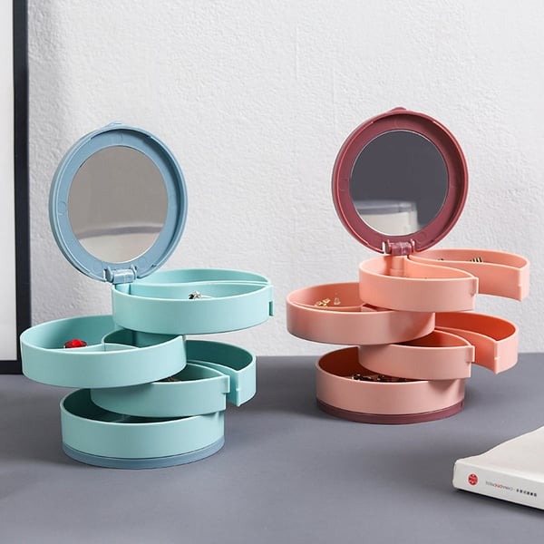 💖4 Layers Rotatable Jewelry Storage Box