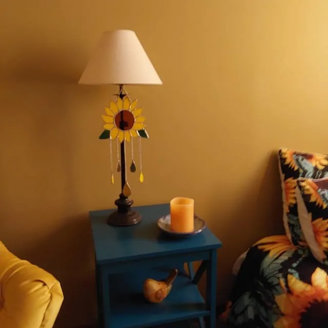 💖Mother’s Day🎁Sunflower Stained Glass Window Hanging🌻