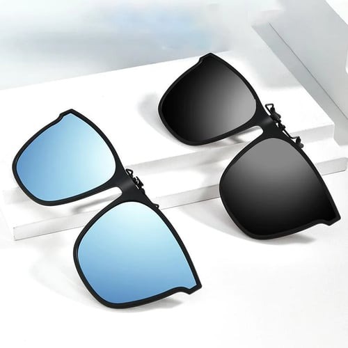 🕶️😏New Polarized Clip-on Flip Up Sunglasses