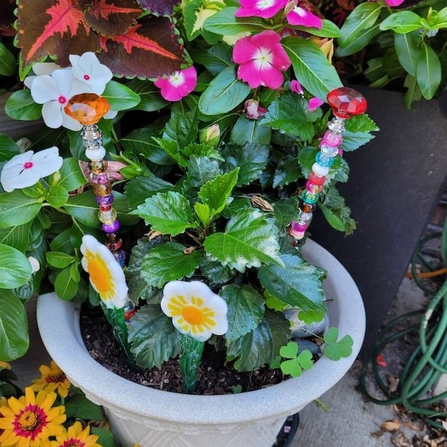 💎NEW Suncatcher Plant🌈Garden Fairy Wand Decoration🌷