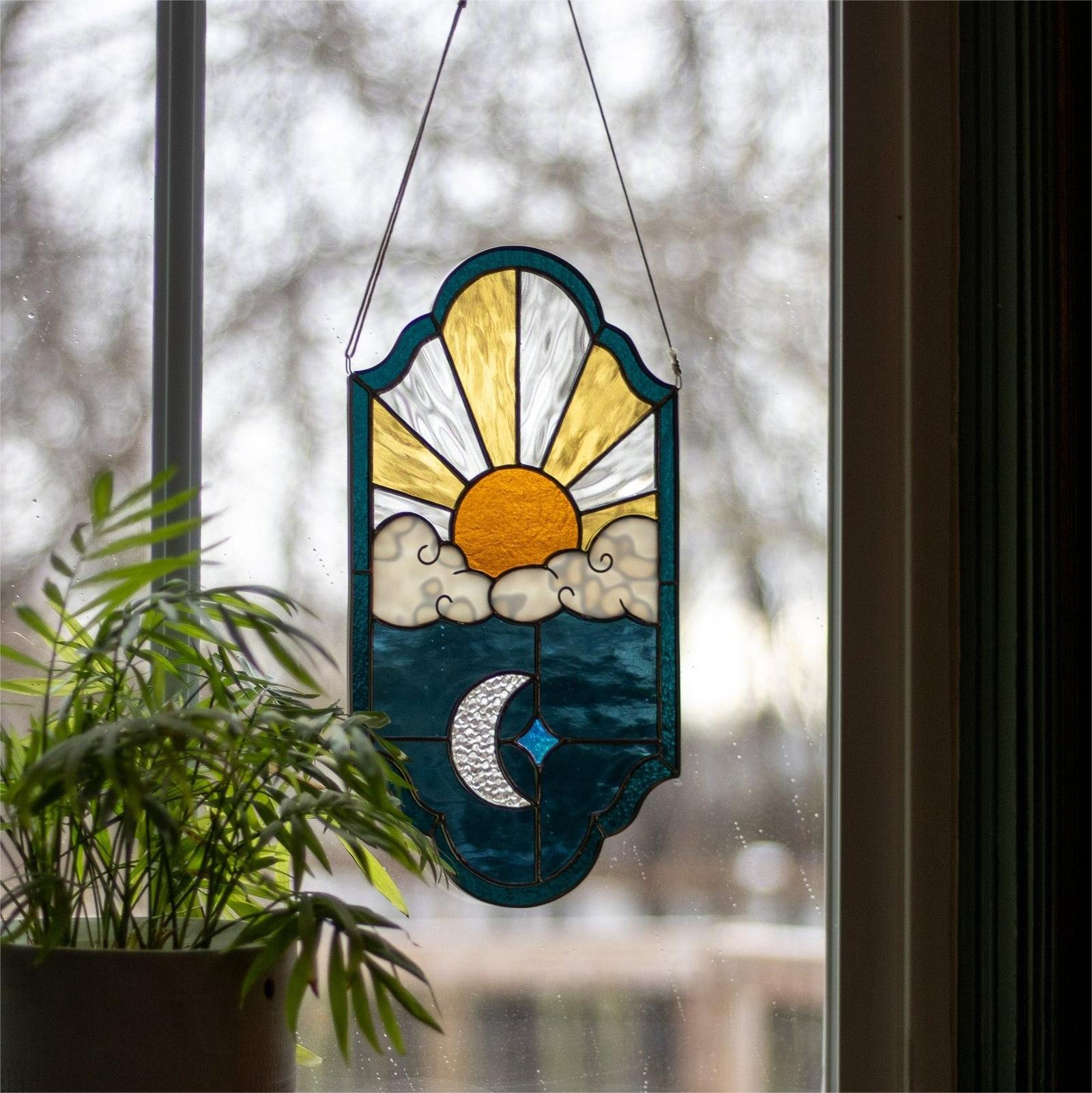 ☀Stained Sun Catcher Window Ornaments