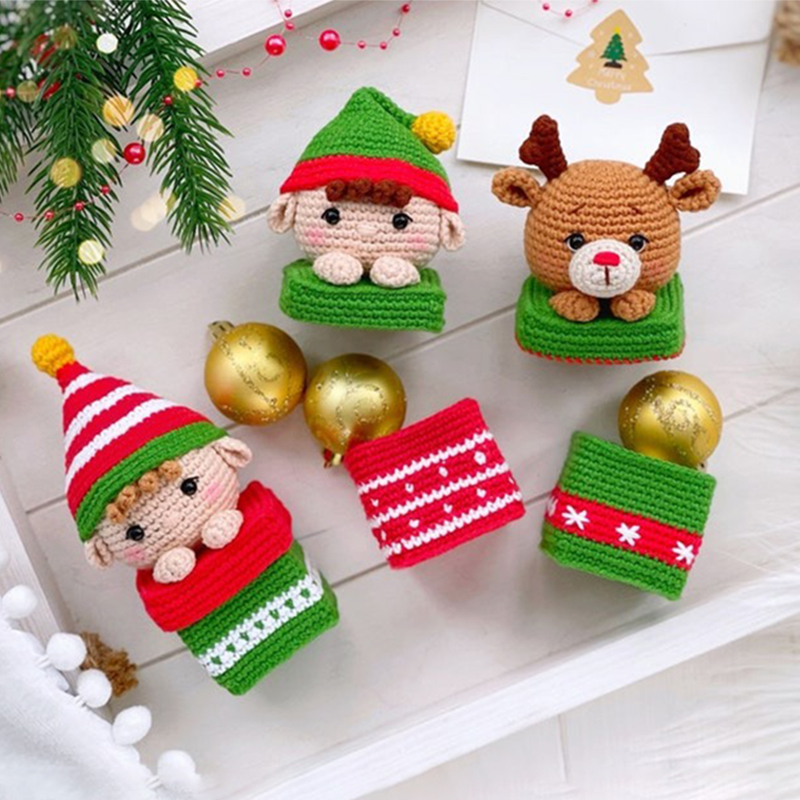 🎁Christmas Crochet Gift Box✨