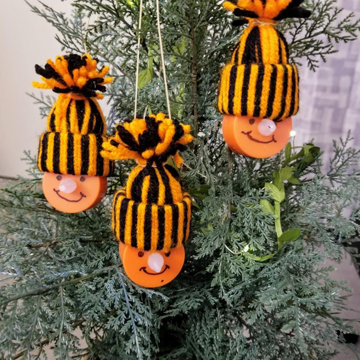 ✨Cool Glowing Pumpkin Head Ornament🎃