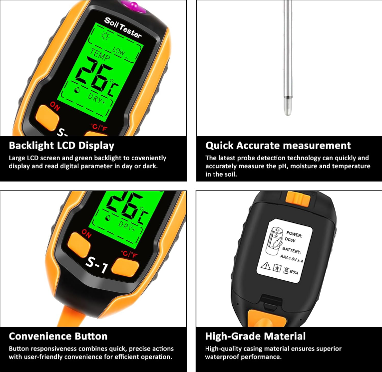 ❤️HOT SALE❤️4-in-1 Soil Tester