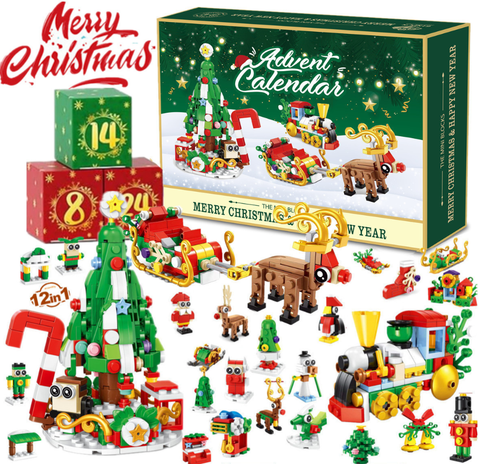 🎅Early Christmas 49%OFF🎅2024 Advent Calendar Christmas Building Toy Set