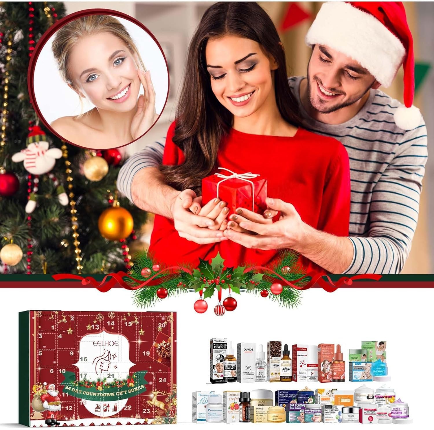 Last Day 70% OFF 2024 Personal Skin Care Makeup Advent Calendar 