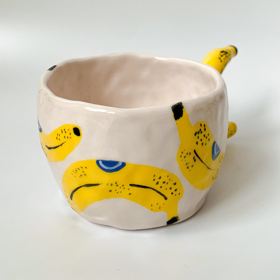🌶️Chili & Banana🍌Handmade Ceramic Mug