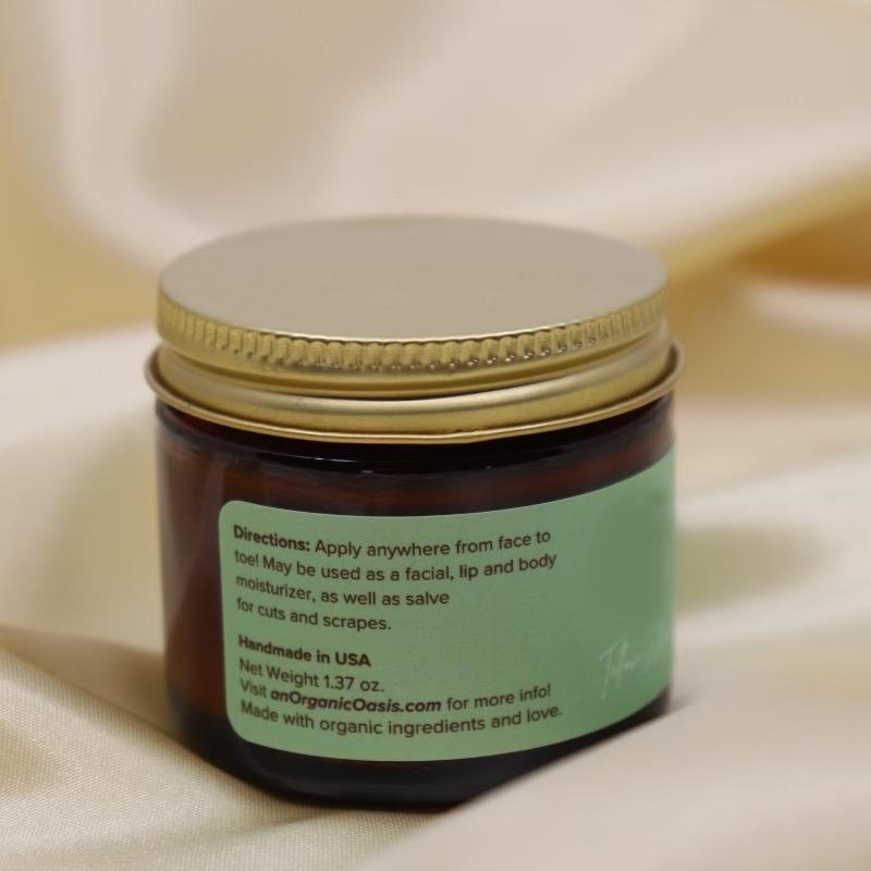 🌿100% Pure Handmade Grass Fed Whipped Tallow Cream with Castor Oil & Frankincense 🌼