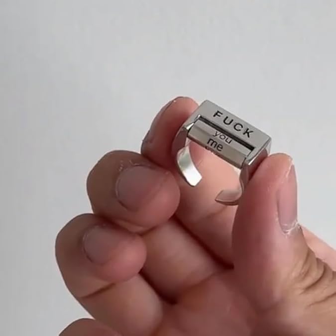 Mood Spinner Ring - Rotatable Anxiety Relief Ring | Adjustable Minimalist Jewelry Gift