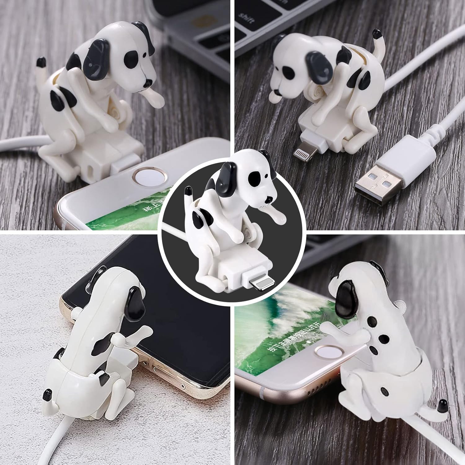 Funny Dog Fast Charger Cable | USB for iPhone & Type-C Phones
