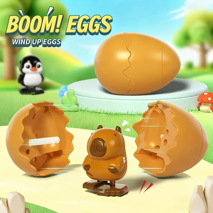 Wind-Up Animal Hatching Surprise Egg | Kids Interactive Toy