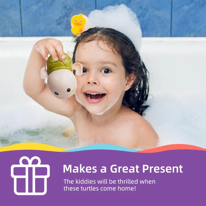 Safe ABS Cute Swimming Wind-Up Toy