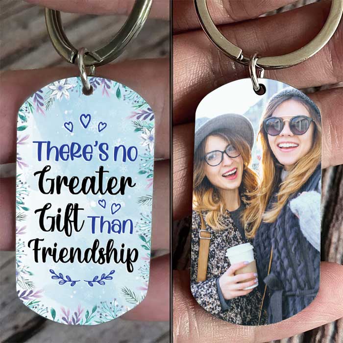 Besties Forever - Upload Photo - Personalized Keychain